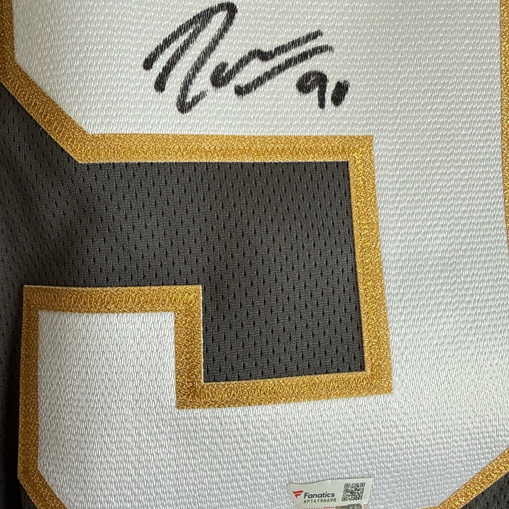 Men’s Fanatics Robin Lehner #90 Signed Vegas Golden Knights Jersey Sz XL - NWT - Picture 3 of 7